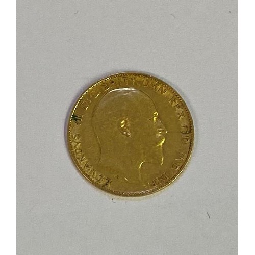 120 - An Edward VII half sovereign, 1903
