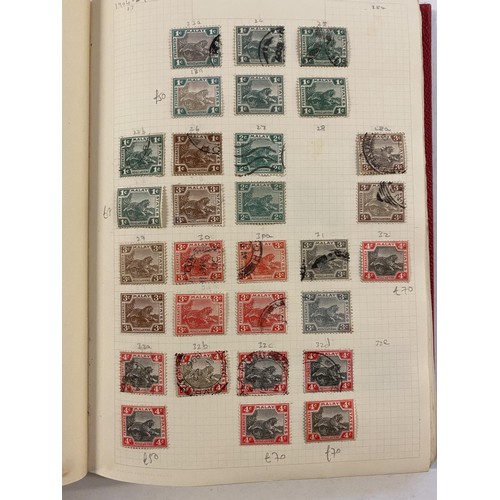 62 - Malaya, Brunei, Sarawak, and N. Borneo- Unused and used collection on album leaves with sets and bet... 
