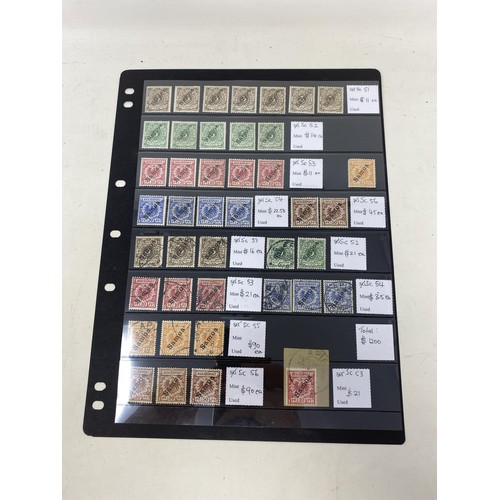 76 - German Colonies- Samoa- mint and used selection as per scan. cat $1200