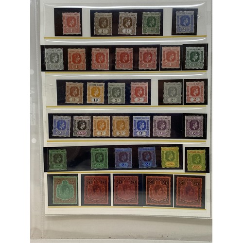 85 - Leeward Islands- 1938/51: Definitive set of nineteen values unused with most additional shades and p... 