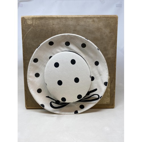 713 - A tea service, various ceramics and glass, a wedding dress, and three hats (qty))