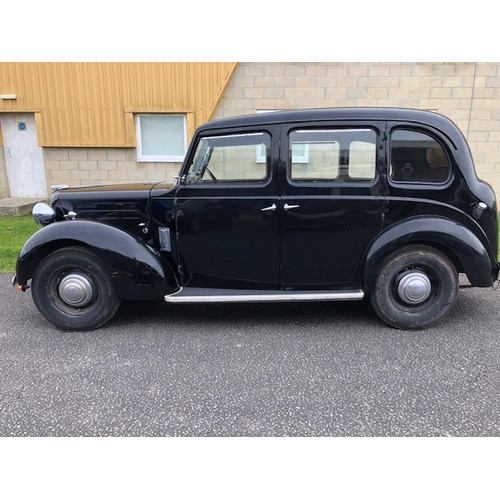 42 - 1952 Austin FL1 Hire car 
Registration number MFJ 399 
Black 
Supplied by A C Bulpin, Newton Abbot
P... 