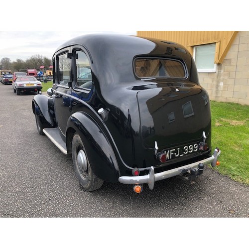 42 - 1952 Austin FL1 Hire car 
Registration number MFJ 399 
Black 
Supplied by A C Bulpin, Newton Abbot
P... 