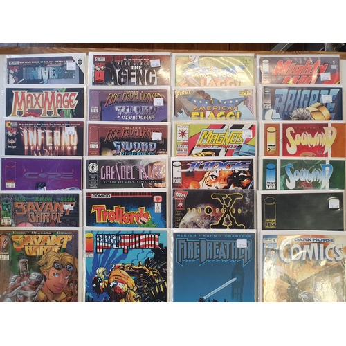 18 - Dark Horse Comics, to include Star Wars, Lance Blastoff, Star Slammers, Nexus, and various other com...