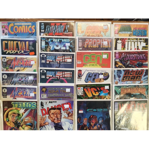 18 - Dark Horse Comics, to include Star Wars, Lance Blastoff, Star Slammers, Nexus, and various other com...