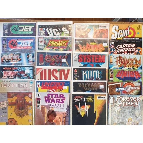 18 - Dark Horse Comics, to include Star Wars, Lance Blastoff, Star Slammers, Nexus, and various other com...