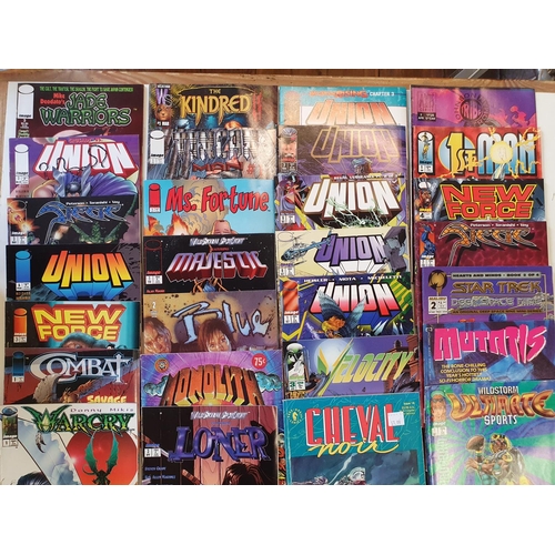 18 - Dark Horse Comics, to include Star Wars, Lance Blastoff, Star Slammers, Nexus, and various other com...