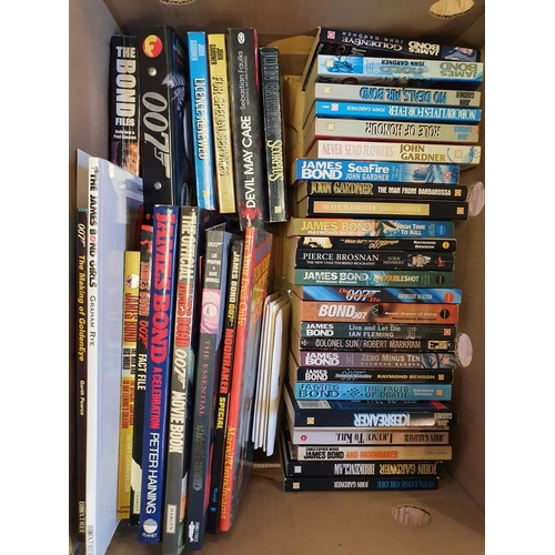 21 - Fleming (Ian), Thrilling Cities, various other paperback James Bond books, annuals and two posters (...