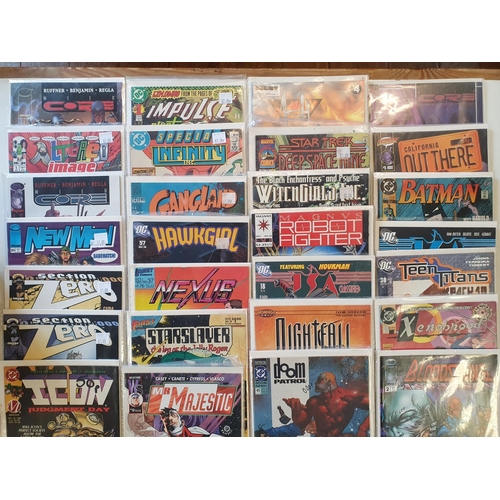23 - D Comics, to include Wonder Woman, Flash Shade The Changing Man, and various other comics (box)...