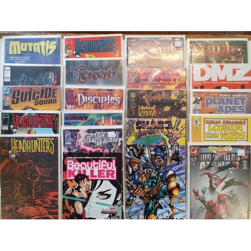 23 - D Comics, to include Wonder Woman, Flash Shade The Changing Man, and various other comics (box)...