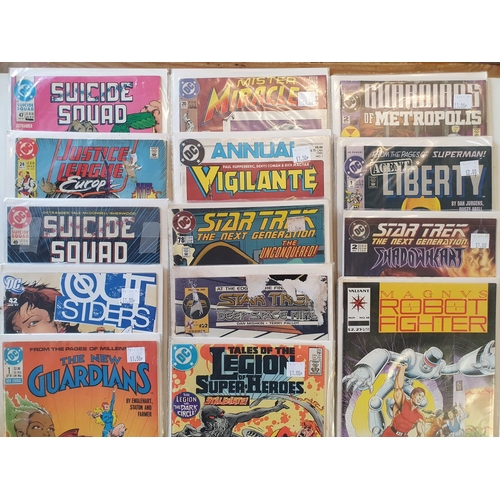 23 - D Comics, to include Wonder Woman, Flash Shade The Changing Man, and various other comics (box)...