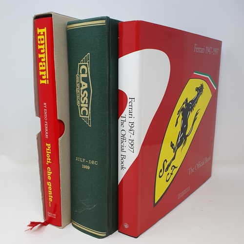 44 - Ferrari 1947 - 1997, The Official Book, Ferrari - Piloti che gente...., and Classic and Sports car m...