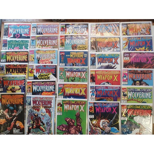26 - Marvel Comics, Marvel Comics Presents The X-Men's Wolverine, 1-142, missing issue 25...