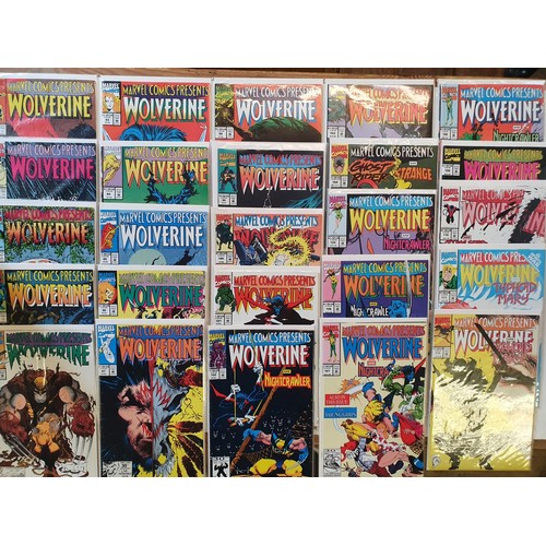 26 - Marvel Comics, Marvel Comics Presents The X-Men's Wolverine, 1-142, missing issue 25...