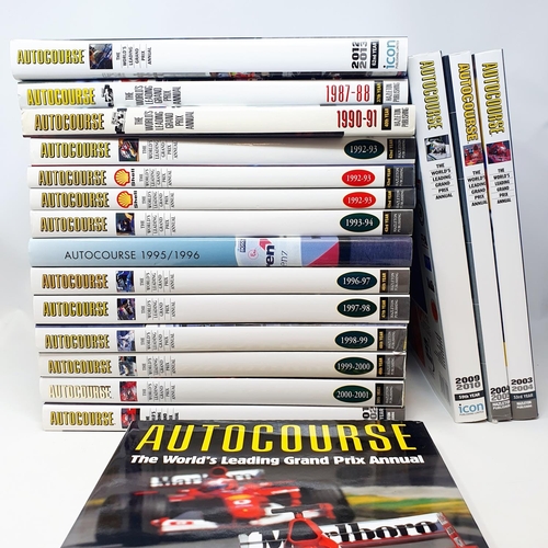 144 - Autocourse Annuals, 1987-88, 1990-91, 1992-93 (3) 1993-94, 1995-96, 1996-97, 1997-98, 1998-99, 1999-... 