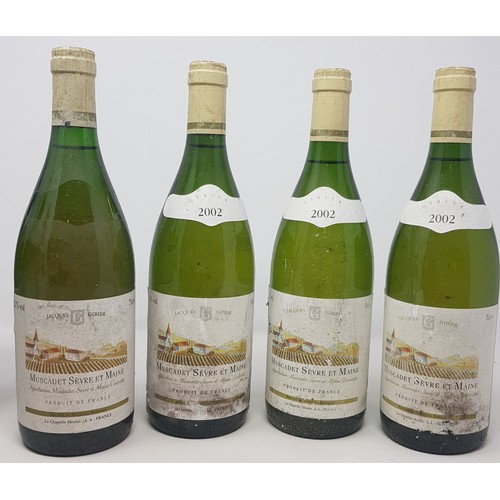 601 - Eight bottles of Muscadet Sevre et Maine, various dates, and five bottles of Chateau de la Cassemich... 