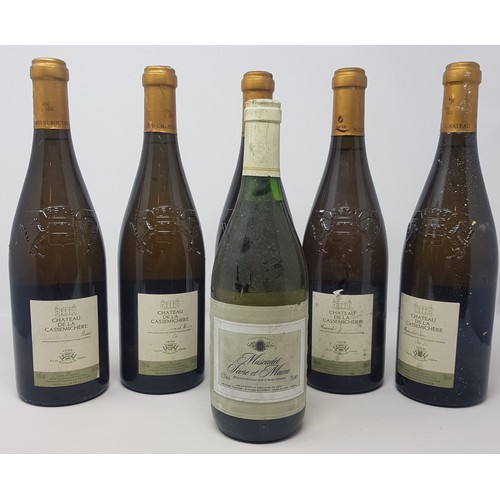 601 - Eight bottles of Muscadet Sevre et Maine, various dates, and five bottles of Chateau de la Cassemich... 