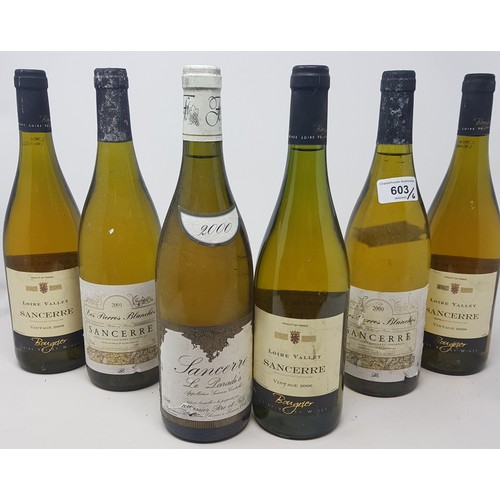 603 - Six assorted bottles of Sancerre (6)