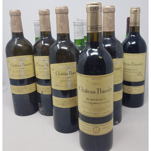 610 - Six bottles of Chateau Thieuley, various years, and eight other bottles (14)