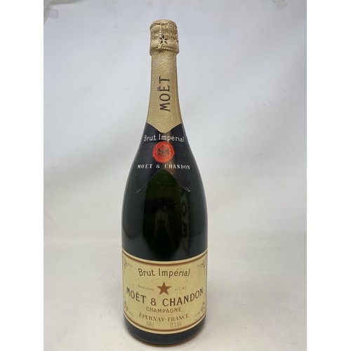 634 - A magnum of Moet & Chandon champagne, with cardboard box