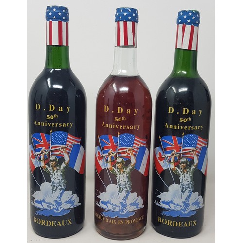 640 - A magnum of Chateau Perron, 2005, and five bottles of D-Day commemorative anniversary wine (6)