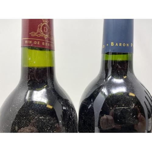 662 - Two bottles of Mouton Cadet, 1998, and five other bottles of wine (7)