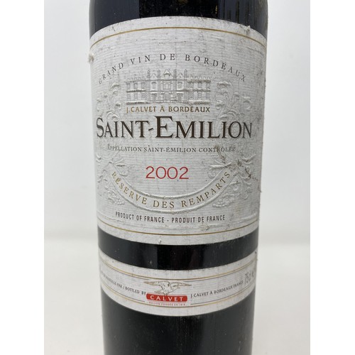 667 - Six bottles of Saint-Emilion, 2002 (6)