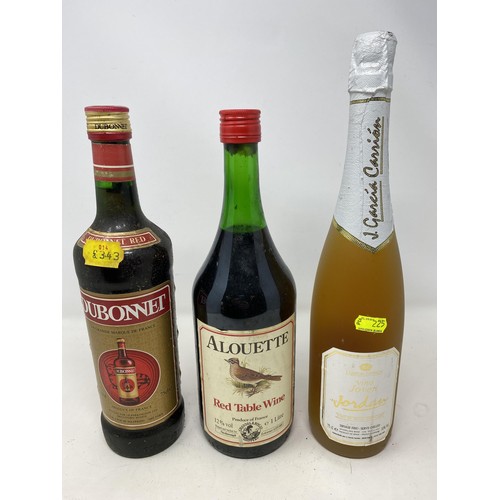 716 - Assorted sherry and various wine (qty)