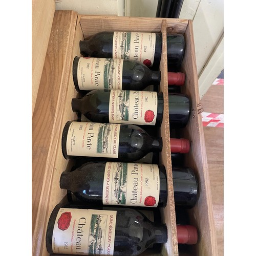 718 - Twelve bottles of Chateau Pavie St Emilion Premier Grand Cru Classe, 1982, in OWC (12)