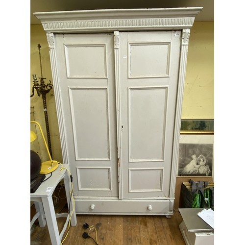 955 - A painted wardrobe and other items (qty)