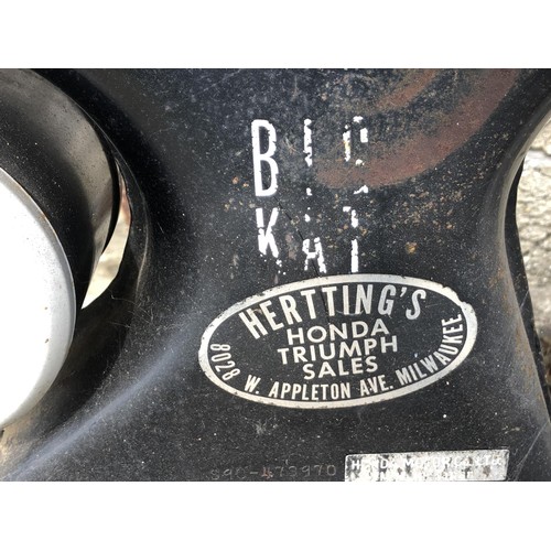 186 - Honda CB 90 motorcycle
Garage stored for some time
No documents
Will need re-commissioning