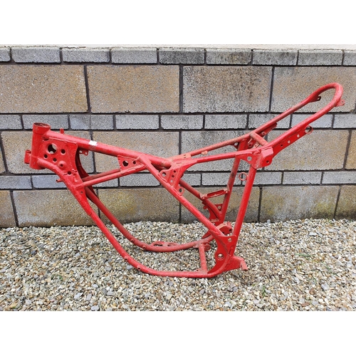 18 - A Fantic red painted frame...