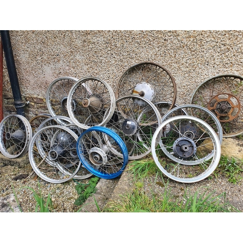 2 - A large group of assorted wheels (15)...