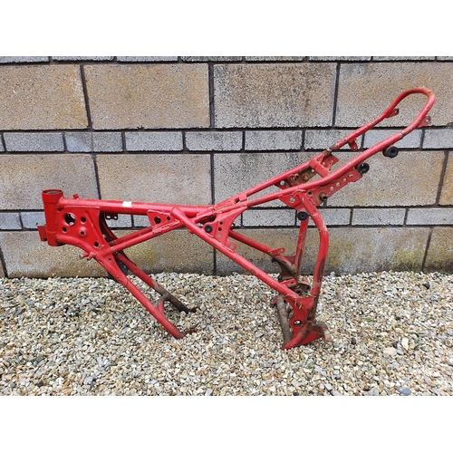 31 - A Fantic red painted frame...