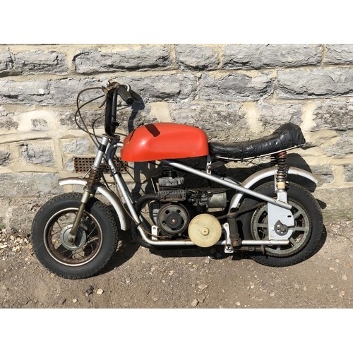 205 - Monkey bike
Garage stored for some time
No documents
Will need re-commisioning