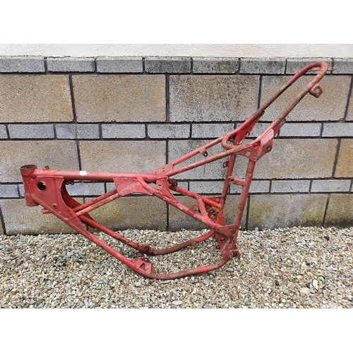 33 - A Fantic red painted frame...