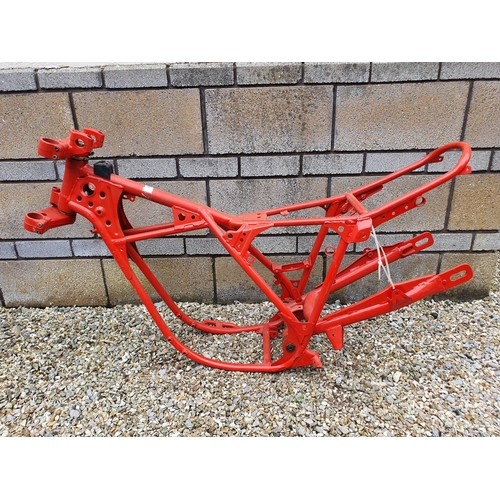 34 - A Fantic red painted frame...