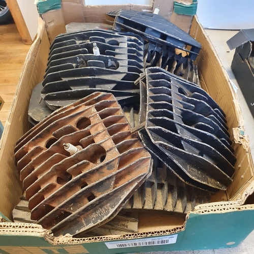 102 - Assorted Fantic cylinder heads