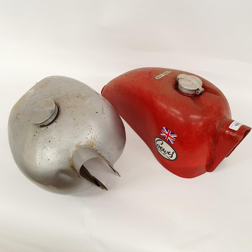 103 - A Greeves Anglian fibreglass fuel tank, and an aluminum fuel tank (2)