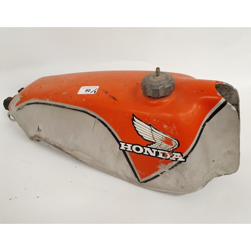 90 - A Honda fuel tank, and two other fuel tanks (3)