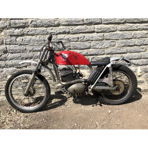 194 - Greeves Anglian trials bike
Frame No: 24THSB178
Garage stored for some time
No documents
Will need r... 