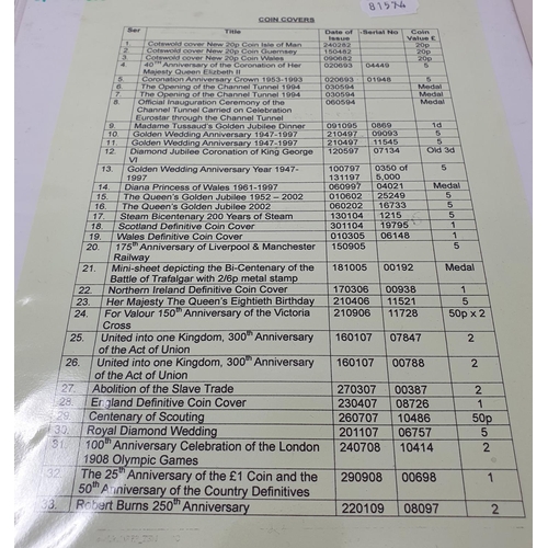 25 - A collection of Royal Mail and other medallic coin covers, including The Queen's Golden Jubilee 1952... 