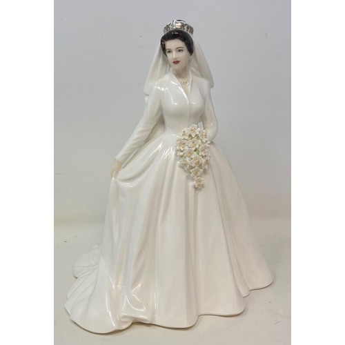 480 - A limited edition Coalport figure, Her Royal Highness The Princess Margaret, 1214/7500, and Princess... 