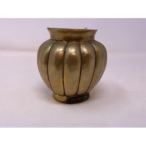 482 - A Chinese bronze vase, character mark to base, another, and four Satsuma vases (6)