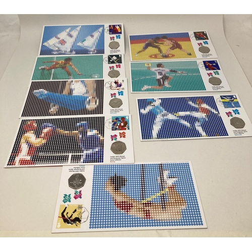 102 - A Royal Mint London 2012 Olympic and Paralympic Sports Cover collection set, boxed