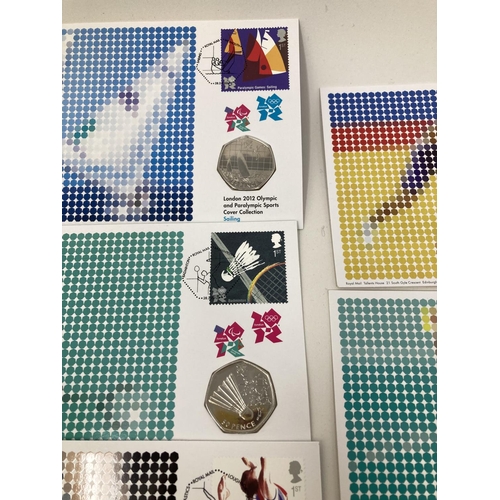 102 - A Royal Mint London 2012 Olympic and Paralympic Sports Cover collection set, boxed