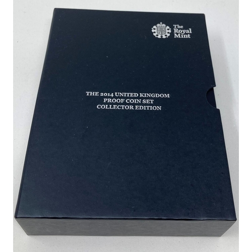 108 - A Royal Mint 2014 proof coin set, collector edition, boxed