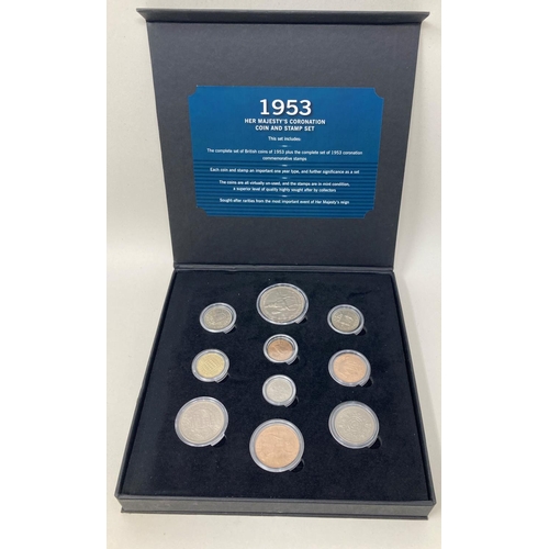 110 - A Festival of Britain 1951 coin set, crown down, in box of issue, other commemorative coins, a group... 