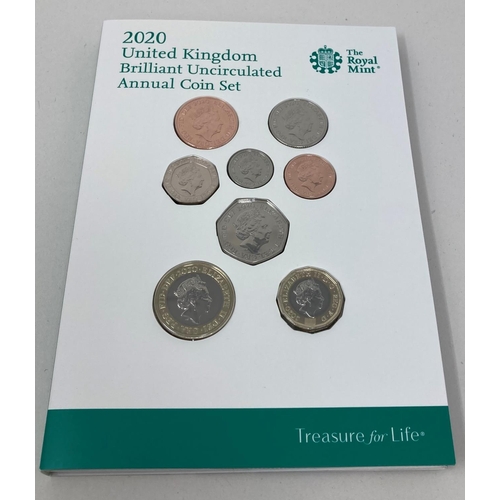 112 - A Royal Mint 2020 brilliant uncirculated annual coin set