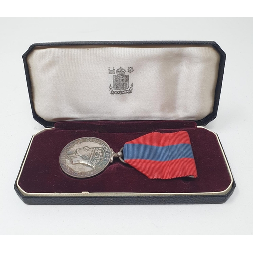 154 - An Imperial Service Medal, awarded to William James Collis, boxed with copy of the Supplement to the... 